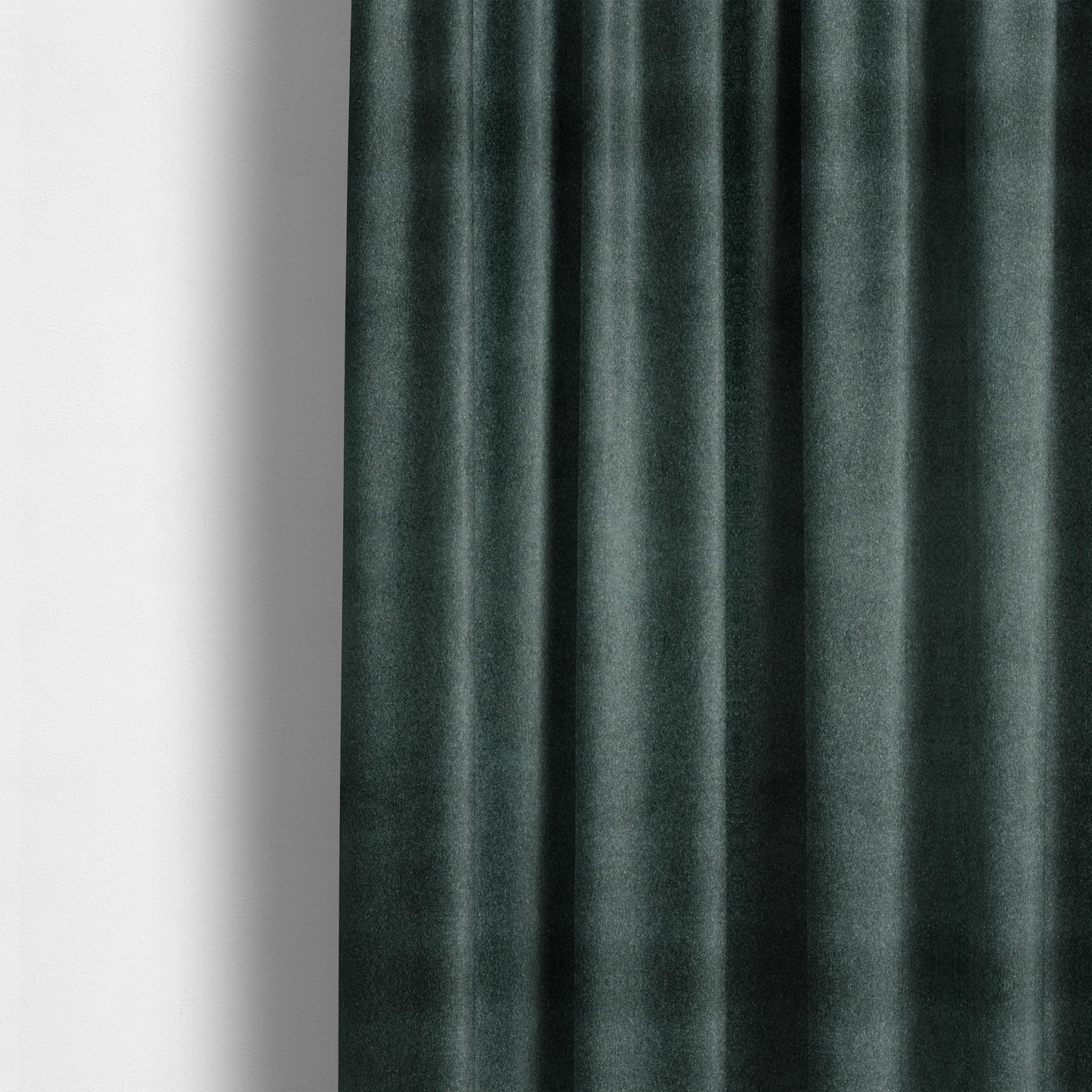 Marola Linen Velvet Soft Textured Speckled Fabric In Dark Teal Colour - Made To Measure Curtains