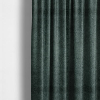 Marola Linen Velvet Soft Textured Speckled Fabric In Dark Teal Colour - Made To Measure Curtains