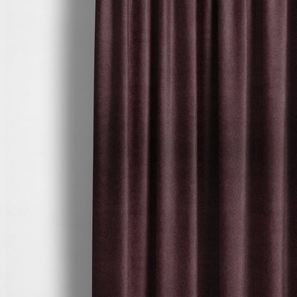 Marola Linen Velvet Soft Textured Speckled Fabric In Mulberry Purple Colour - Made To Measure Curtains