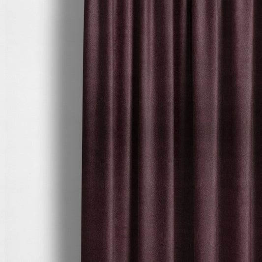 Marola Linen Velvet Soft Textured Speckled Fabric In Mulberry Purple Colour - Made To Measure Curtains