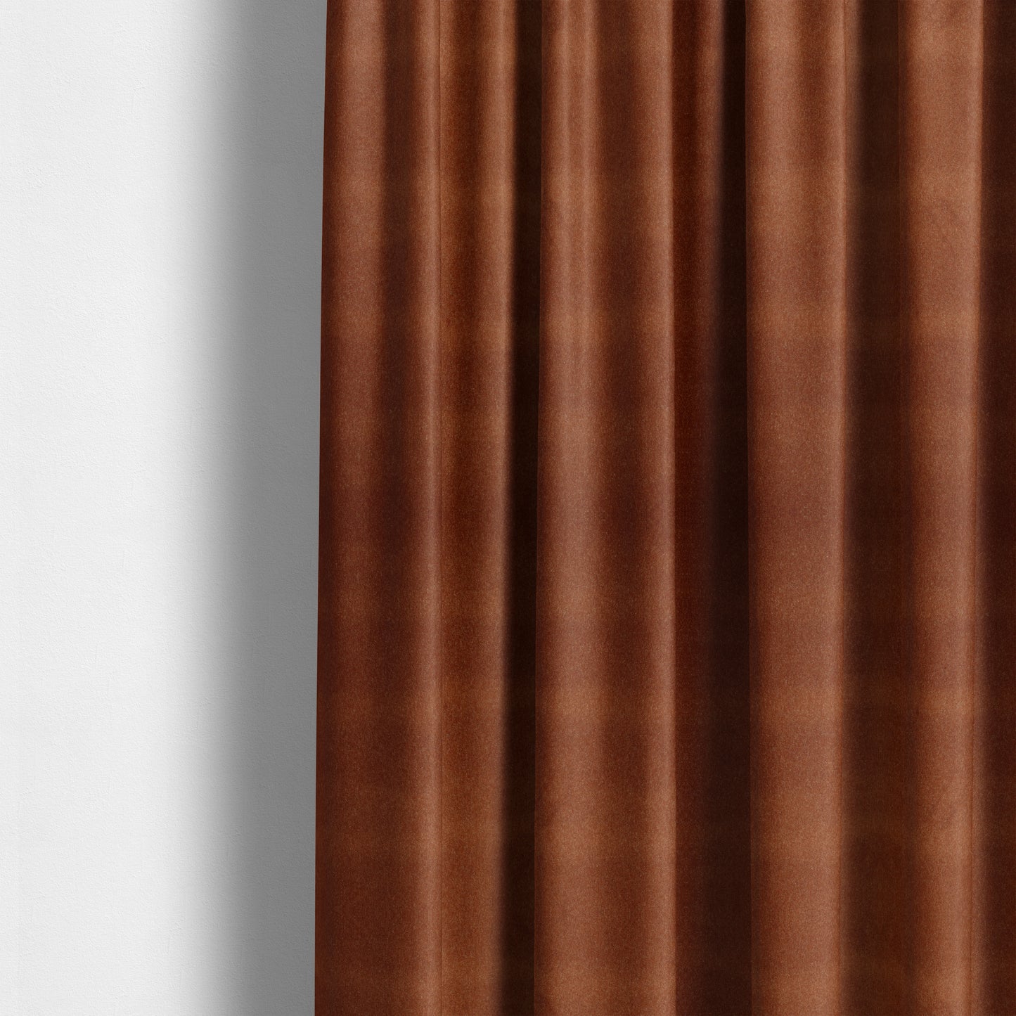 Marola Linen Velvet Soft Textured Speckled Fabric In Orange Colour - Made To Measure Curtains