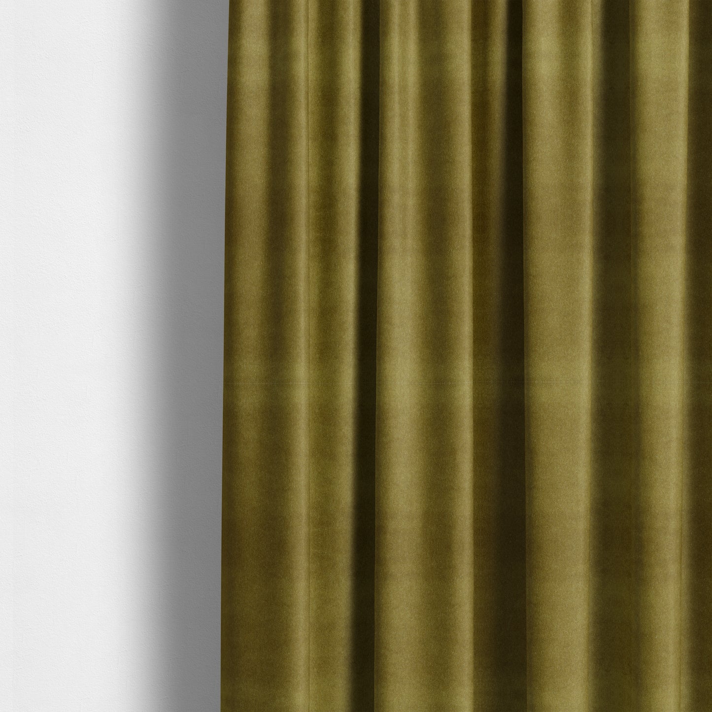 Marola Linen Velvet Soft Textured Speckled Fabric In Green Colour - Made To Measure Curtains