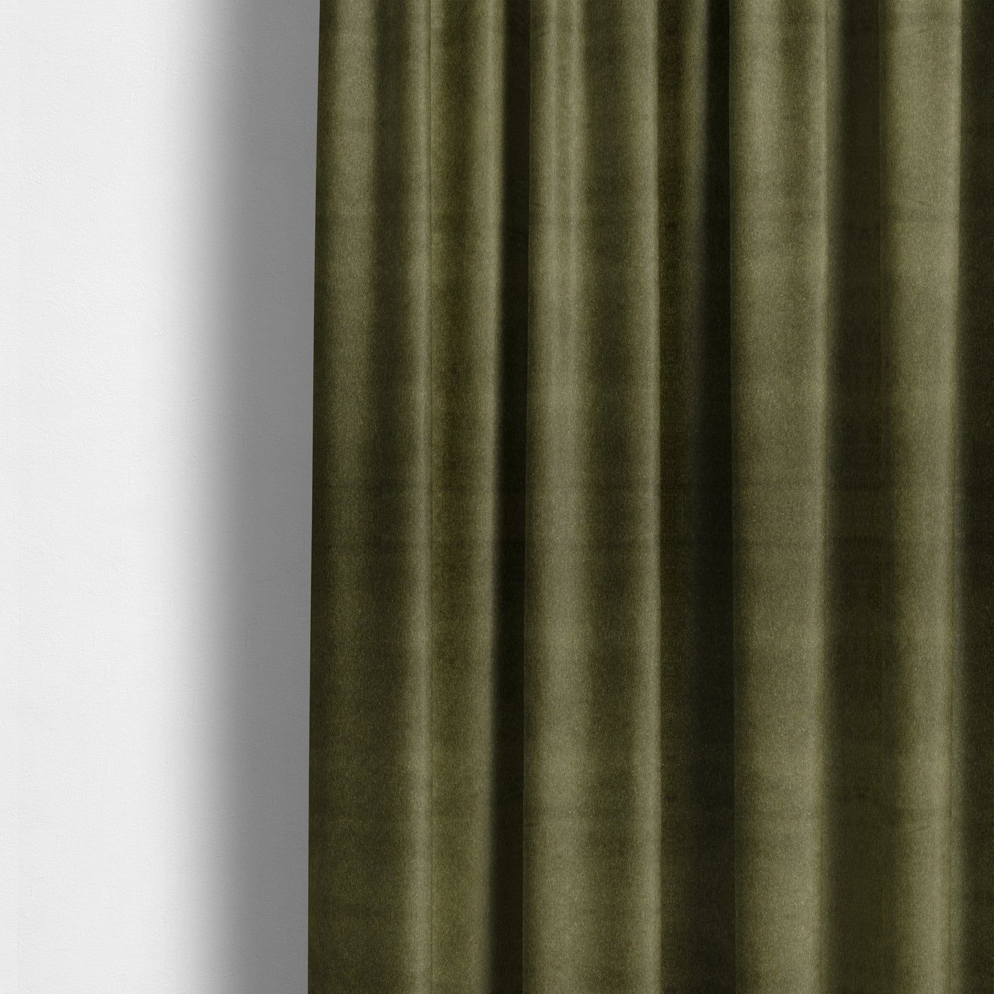 Marola Linen Velvet Soft Textured Speckled Fabric In Dark Green Colour - Made To Measure Curtains