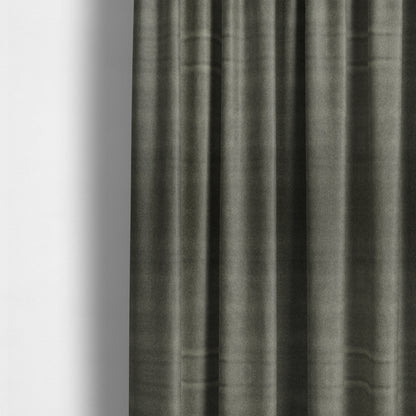 Marola Linen Velvet Soft Textured Speckled Fabric In Grey Colour - Made To Measure Curtains