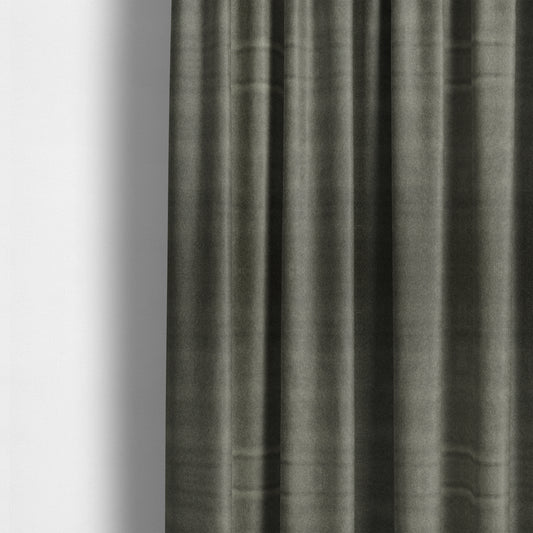 Marola Linen Velvet Soft Textured Speckled Fabric In Grey Colour - Made To Measure Curtains