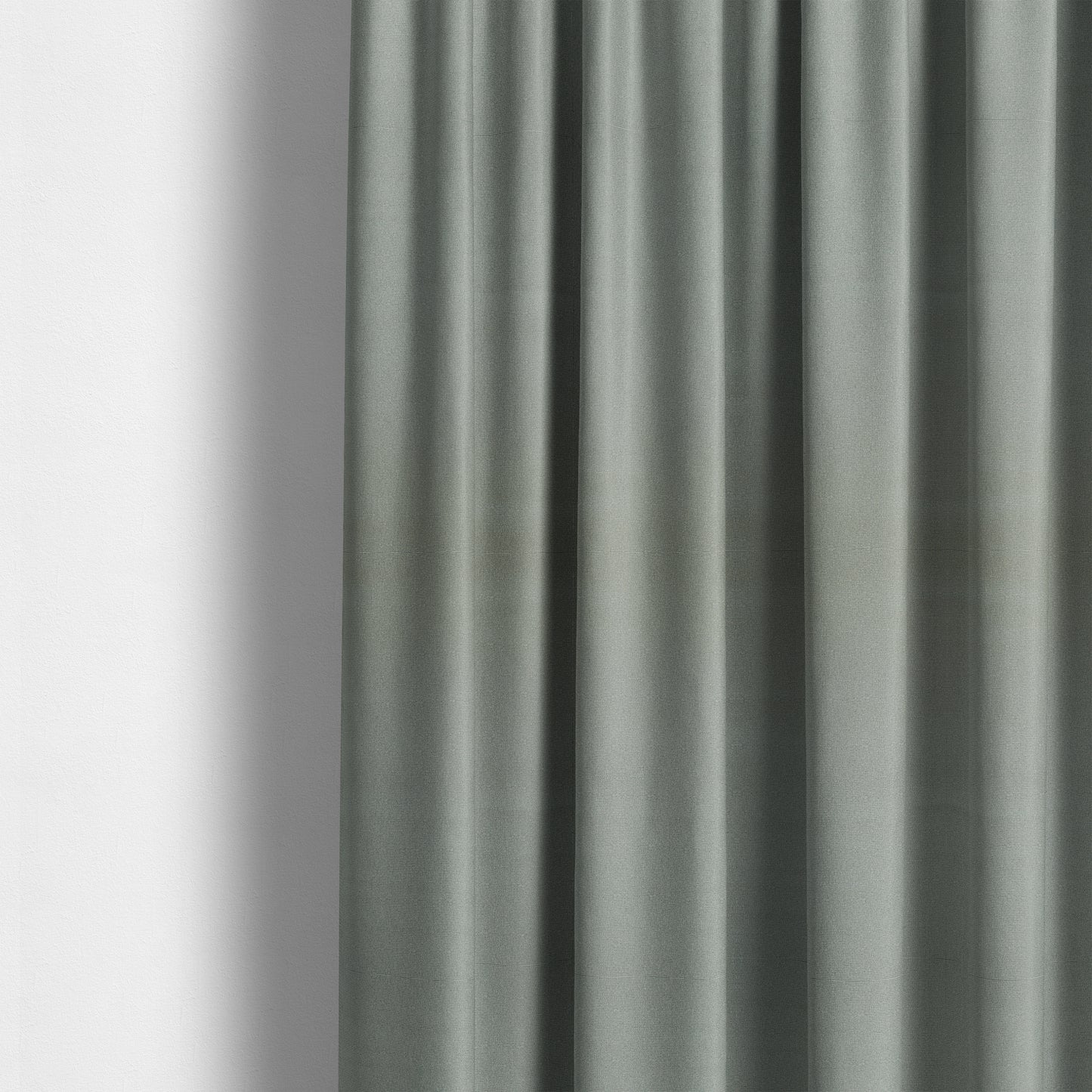 Mehari Linen Effect Flat Weave Semi Plain Upholstery Fabric In Light Green Colour - Made To Measure Curtains