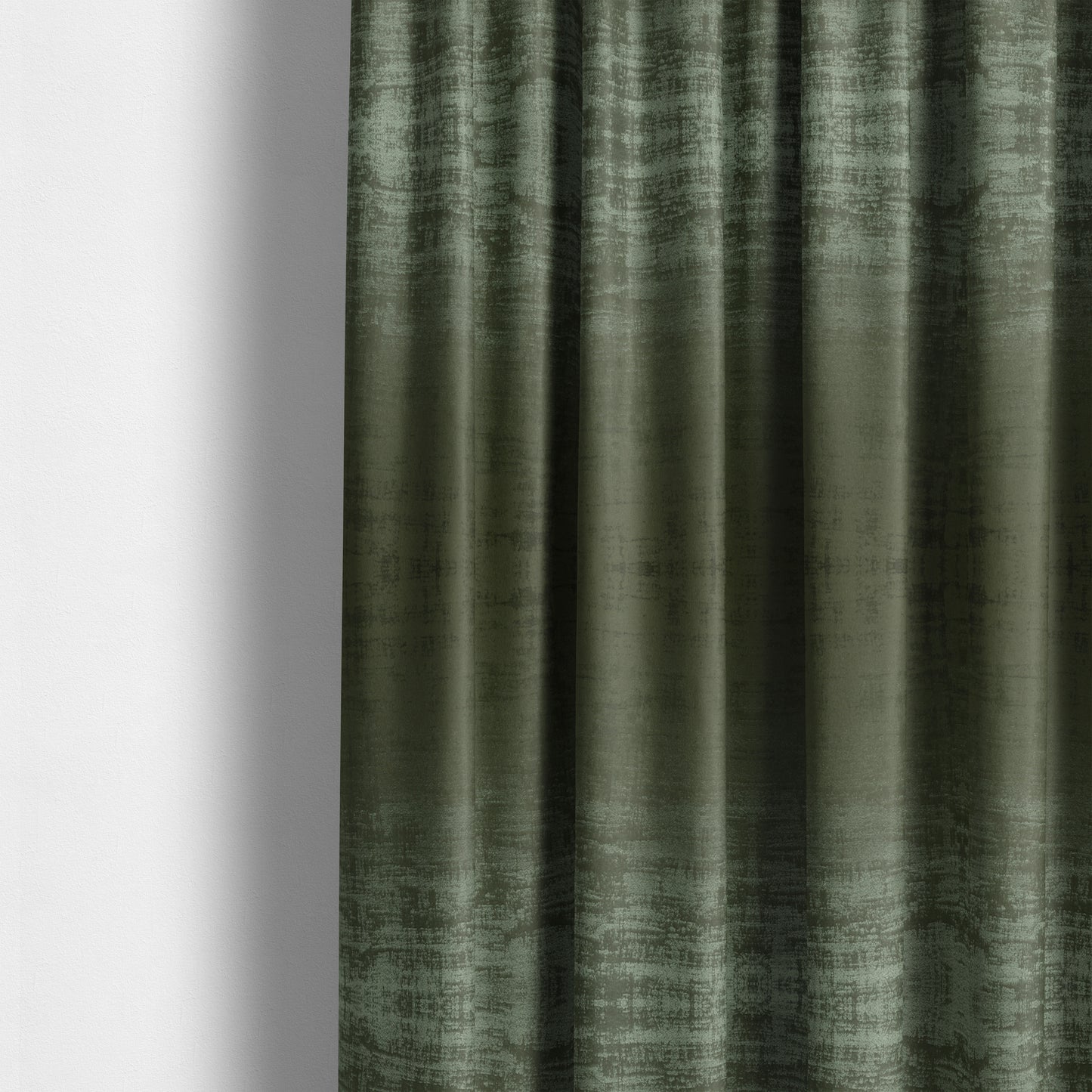 Milan Semi Plain Abstract Soft Velvet Upholstery Furnishing Fabric In Grey - Made To Measure Curtains