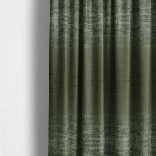 Milan Semi Plain Abstract Soft Velvet Upholstery Furnishing Fabric In Grey - Made To Measure Curtains