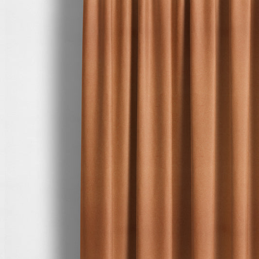 Modena Soft Velvet Material Furnishing Fabric Orange Colour - Made To Measure Curtains