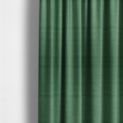 Modena Soft Velvet Material Furnishing Fabric Apple Green Colour - Made To Measure Curtains