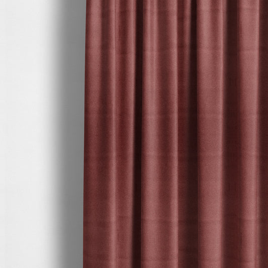 Modena Soft Velvet Material Furnishing Fabric Red Colour - Made To Measure Curtains