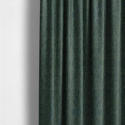 Monarch Beautifully Woven Soft Textured Semi Plain Chenille Material Navy Blue Upholstery Fabrics - Made To Measure Curtains