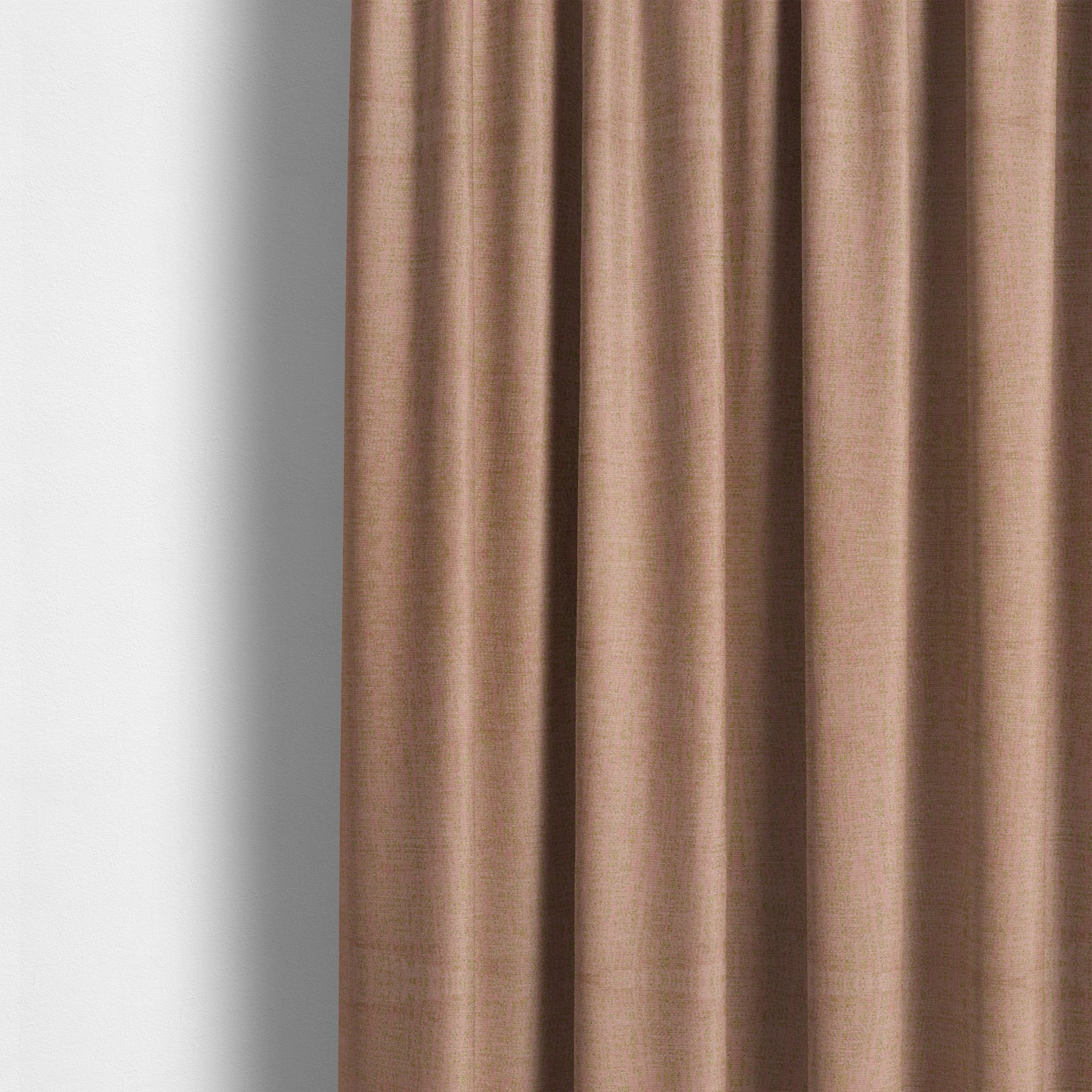 Monarch Beautifully Woven Soft Textured Semi Plain Chenille Material Pink Upholstery Fabrics - Made To Measure Curtains