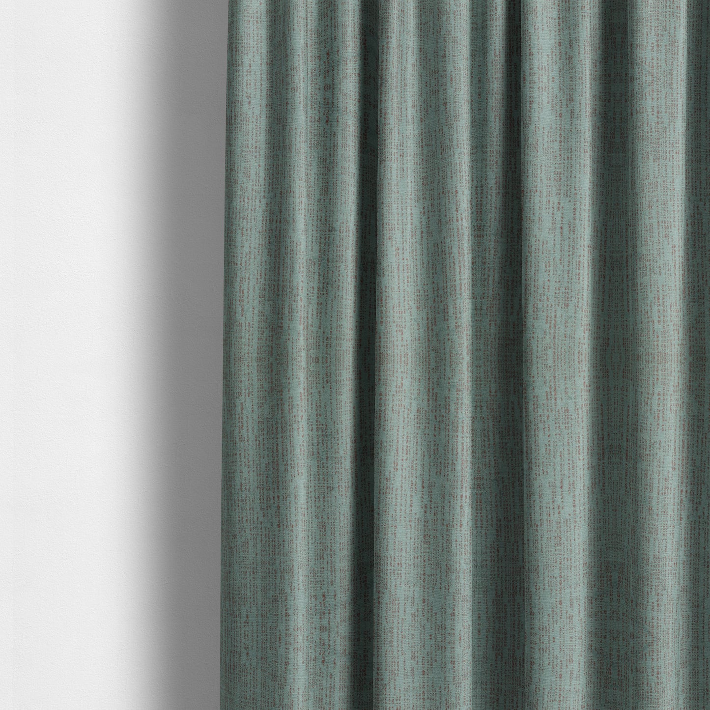 Monarch Beautifully Woven Soft Textured Semi Plain Chenille Material Blue Grey Upholstery Fabrics - Made To Measure Curtains