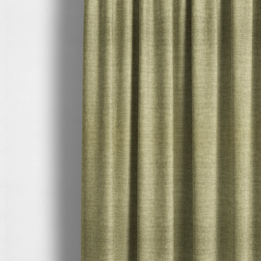 Muse Aged Finish Effect Soft Velvet Upholstery Furnishing Fabric Cream Colour - Made To Measure Curtains