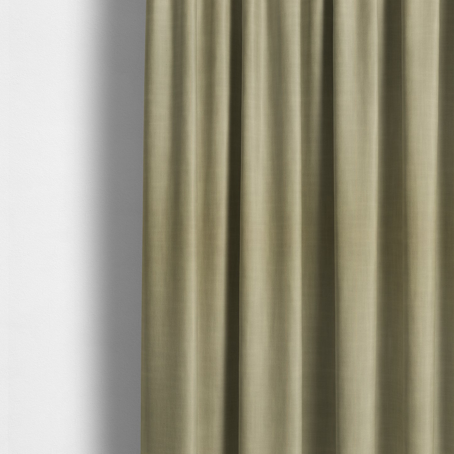 Natural Flat Weave Plain Upholstery Fabric In Beige Colour - Made To Measure Curtains