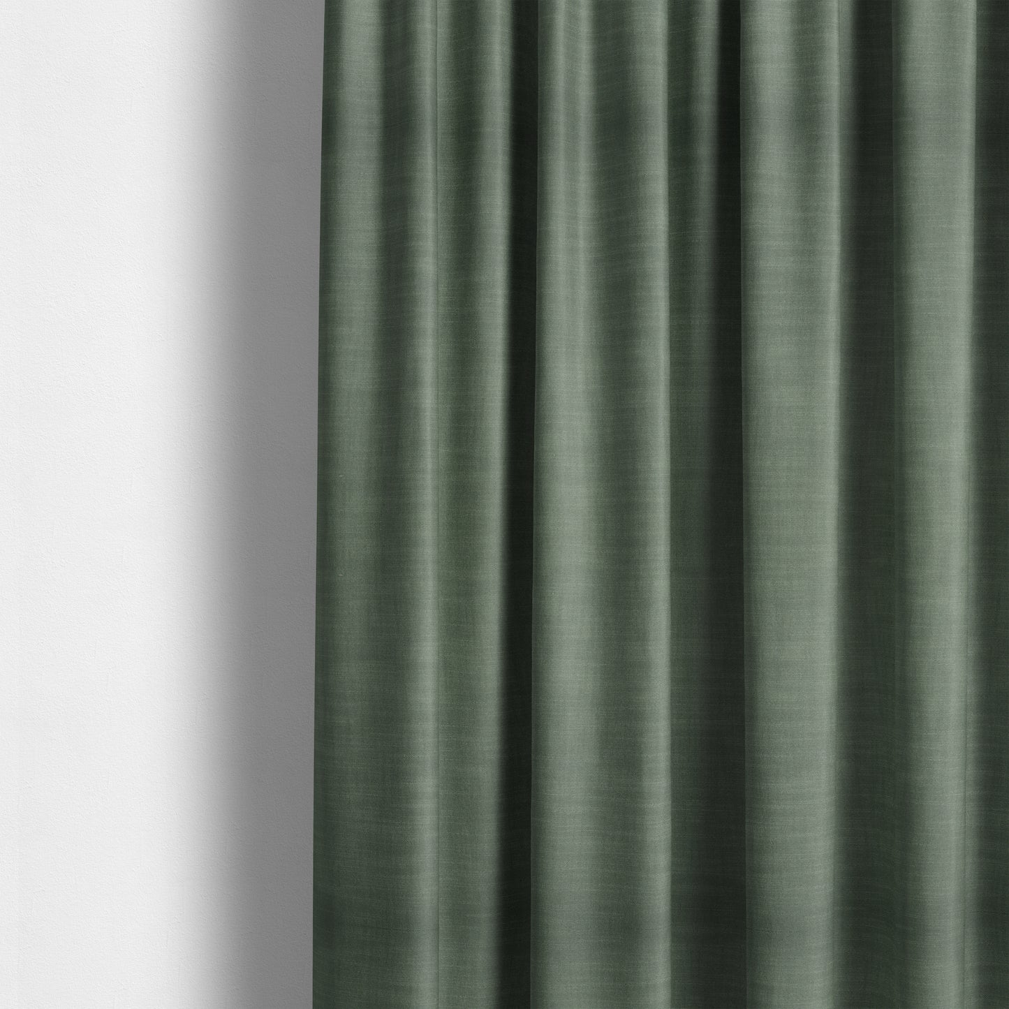 Natural Flat Weave Plain Upholstery Fabric In Charcoal Grey Colour - Made To Measure Curtains