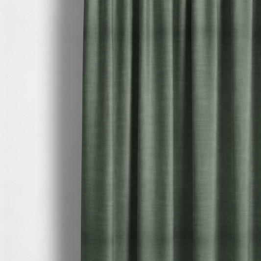 Natural Flat Weave Plain Upholstery Fabric In Charcoal Grey Colour - Made To Measure Curtains