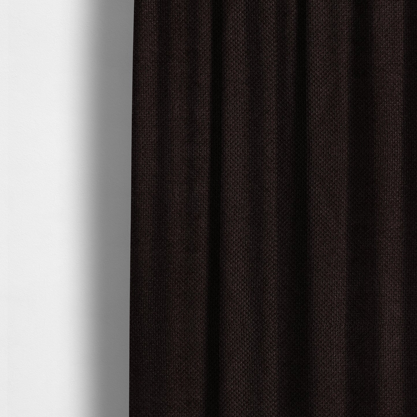 Norbury Dotted Effect Soft Textured Corduroy Upholstery Furnishings Fabric Chocolate Colour - Made To Measure Curtains