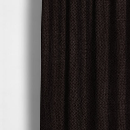 Norbury Dotted Effect Soft Textured Corduroy Upholstery Furnishings Fabric Chocolate Colour - Made To Measure Curtains