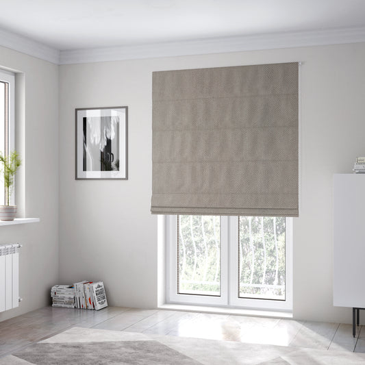 Norbury Dotted Effect Soft Textured Corduroy Upholstery Furnishings Fabric Lavender Colour - Roman Blinds