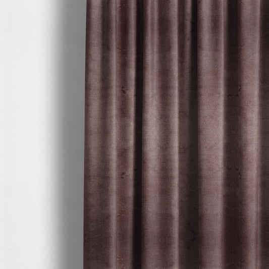 Oscar Deep Pile Plain Chenille Velvet Material Soft Pink Colour Upholstery Fabric - Made To Measure Curtains