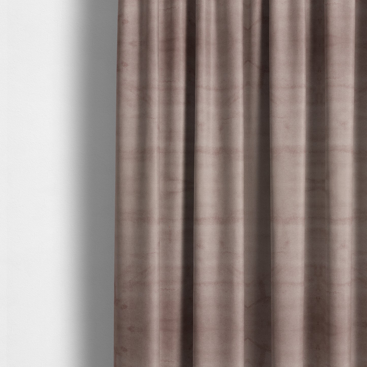 Oscar Deep Pile Plain Chenille Velvet Material Pink Colour Upholstery Fabric - Made To Measure Curtains