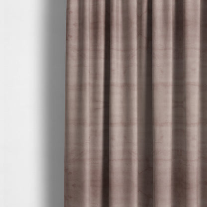 Oscar Deep Pile Plain Chenille Velvet Material Pink Colour Upholstery Fabric - Made To Measure Curtains