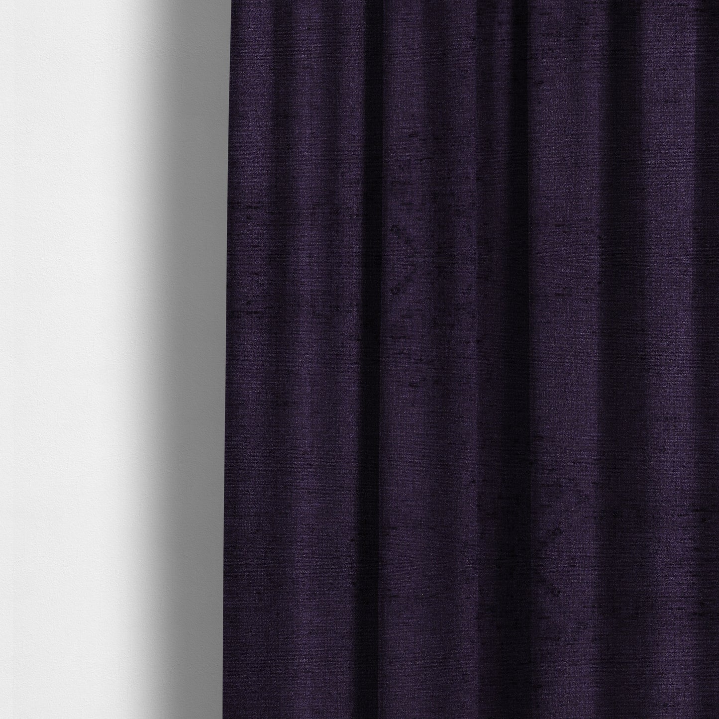 Otley Softy Shiny Chenille Upholstery Furnishing Fabric In Purple Colour - Made To Measure Curtains