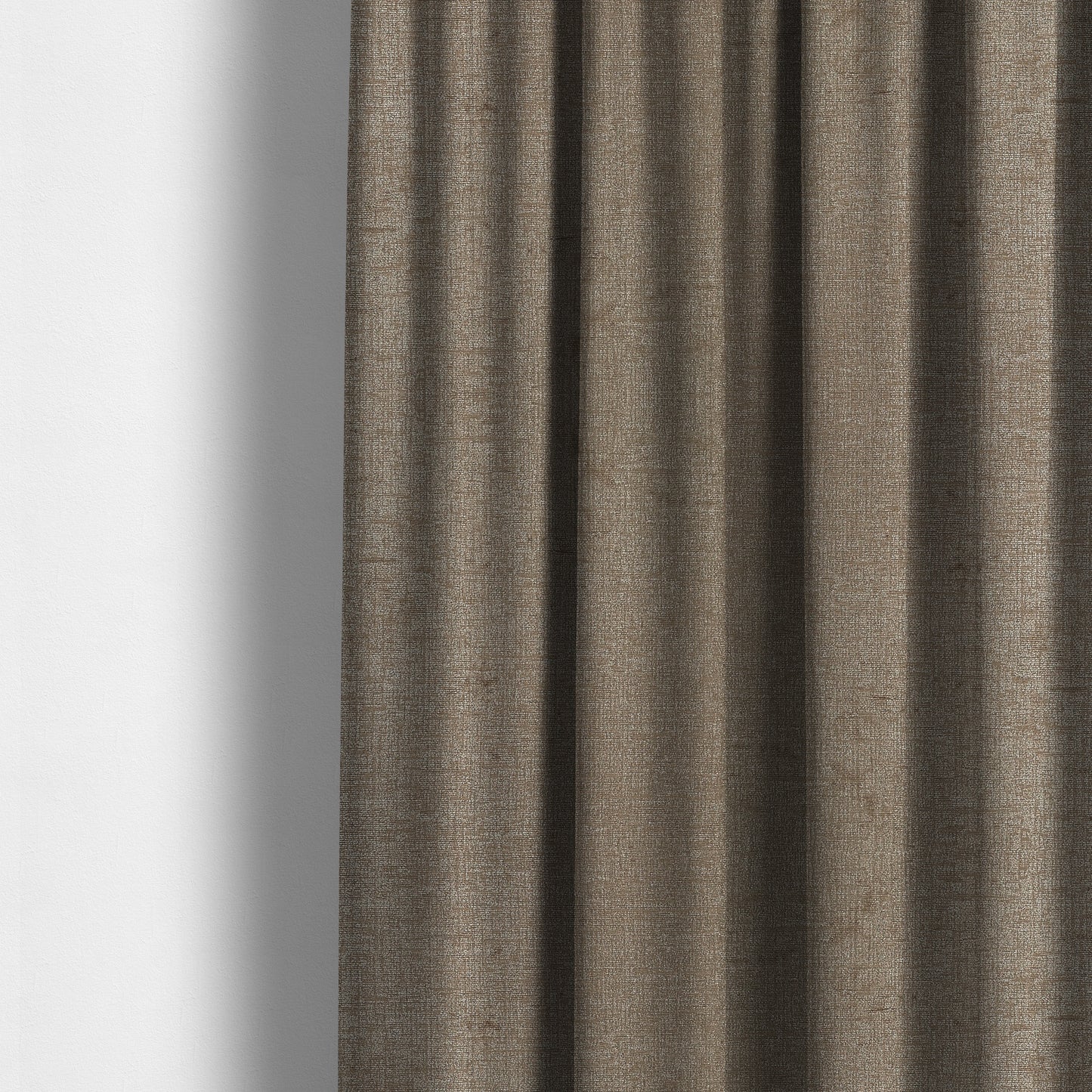 Otley Softy Shiny Chenille Upholstery Furnishing Fabric In Original Mink Colour - Made To Measure Curtains