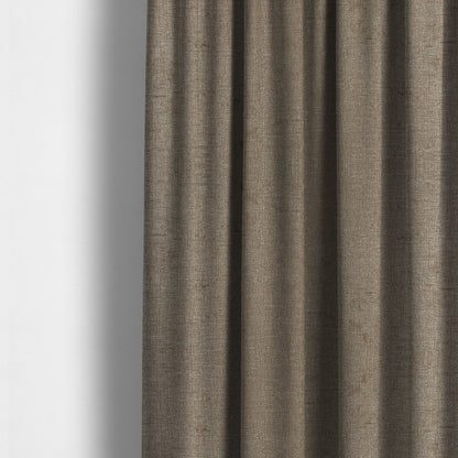 Otley Softy Shiny Chenille Upholstery Furnishing Fabric In Original Mink Colour - Made To Measure Curtains