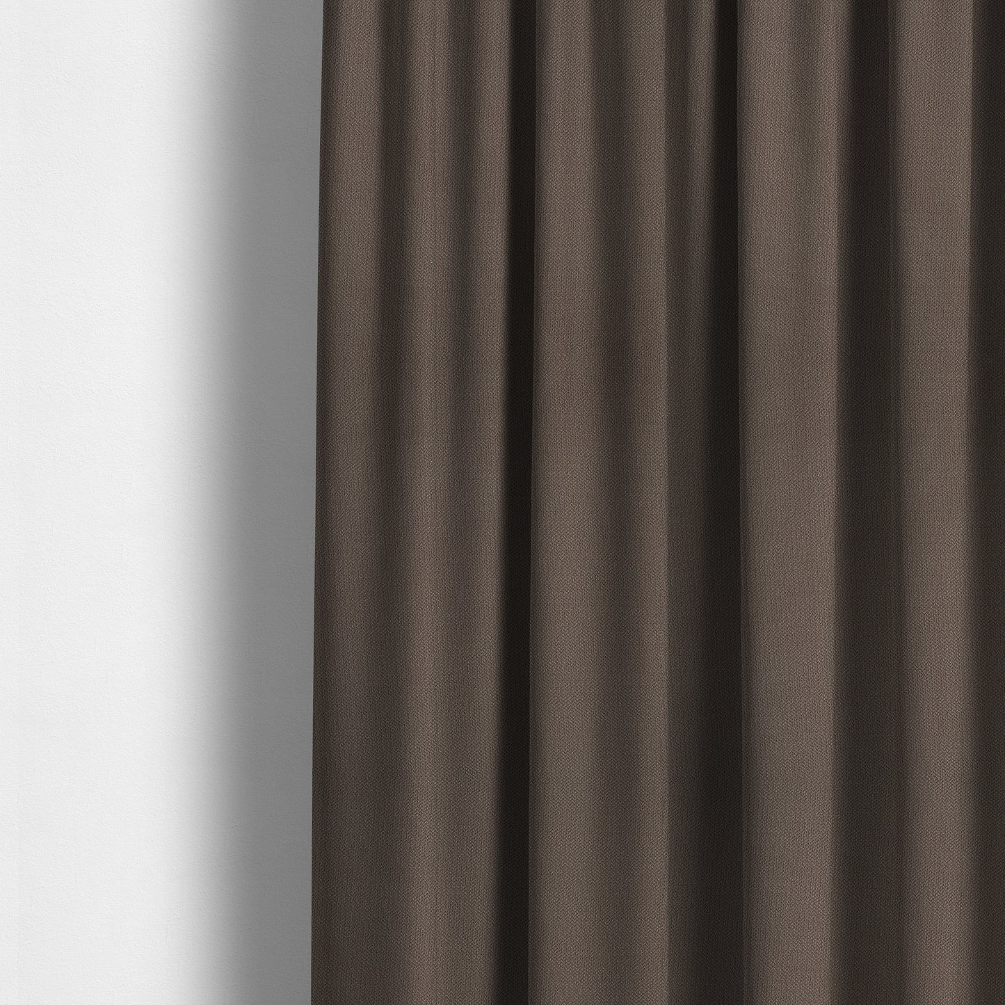 Patricia Soft Like Velvet Chenille Upholstery Fabric Brown Colour - Made To Measure Curtains