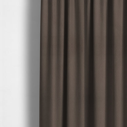 Patricia Soft Like Velvet Chenille Upholstery Fabric Brown Colour - Made To Measure Curtains