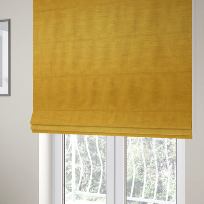 Phoenix Laser Cut Pattern Soft Velveteen Dusty Golden Velvet Material Upholstery Curtains Fabric - Roman Blinds