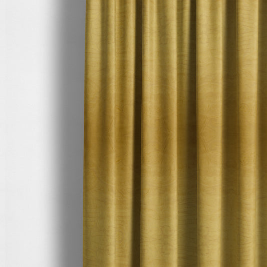 Phoenix Laser Cut Pattern Soft Velveteen Dusty Golden Velvet Material Upholstery Curtains Fabric - Made To Measure Curtains