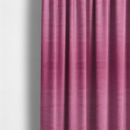 Phoenix Laser Cut Pattern Soft Velveteen Magenta Pink Velvet Material Upholstery Curtains Fabric - Made To Measure Curtains