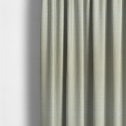 Plaza Opulence Soft Textured Velvet Furnishing Fabric In White - Made To Measure Curtains