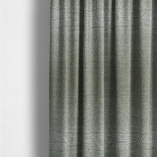 Plaza Opulence Soft Textured Velvet Furnishing Fabric In Grey - Made To Measure Curtains