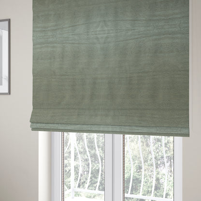 Plaza Opulence Soft Textured Velvet Furnishing Fabric In Grey - Roman Blinds