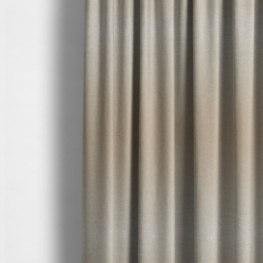 Plaza Opulence Soft Textured Velvet Furnishing Fabric In Champagne Brown - Made To Measure Curtains