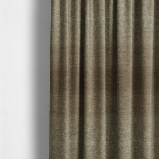 Plaza Opulence Soft Textured Velvet Furnishing Fabric In Chocolate Brown - Made To Measure Curtains