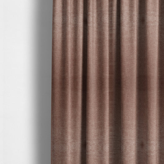 Plaza Opulence Soft Textured Velvet Furnishing Fabric In Pink Blush - Made To Measure Curtains