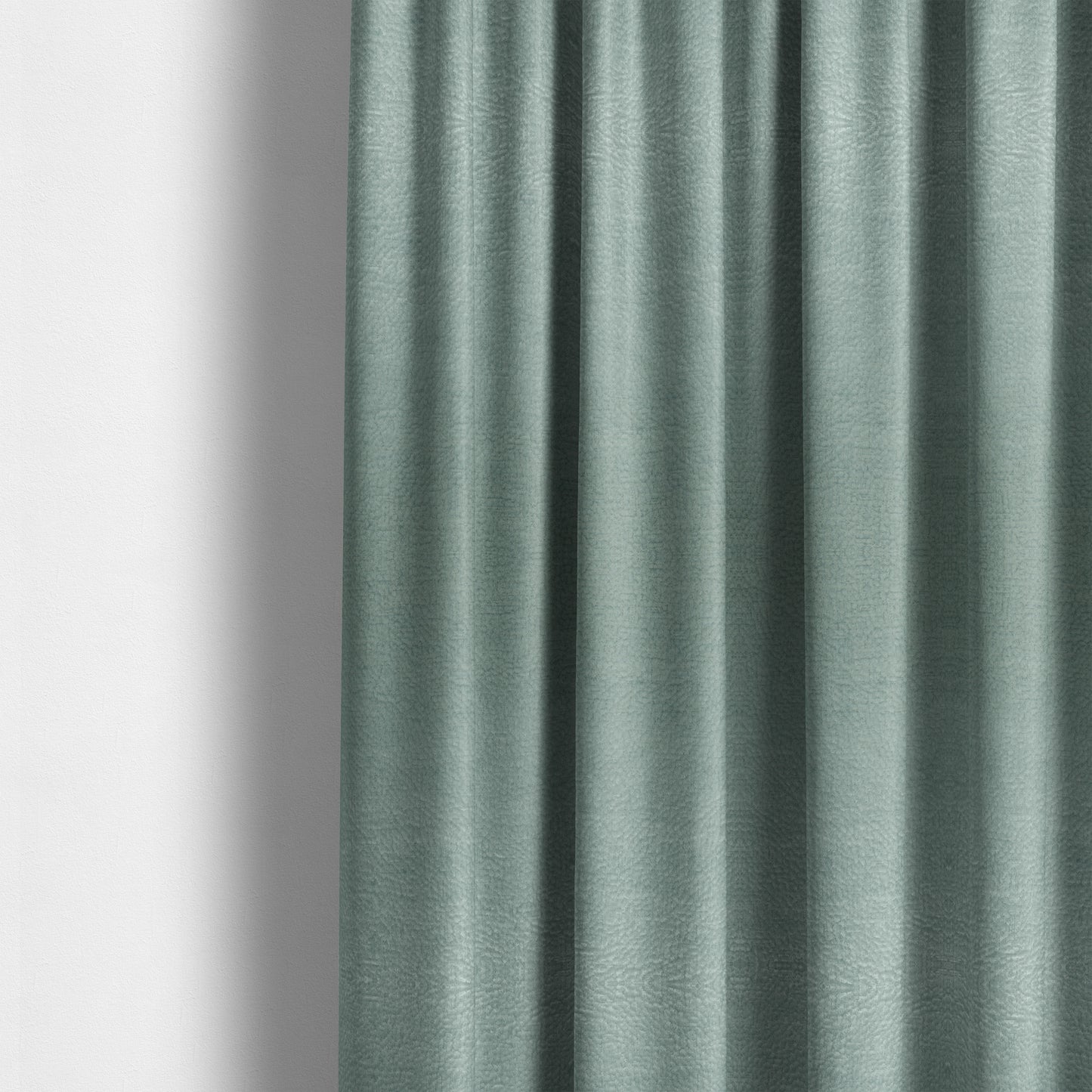 Plaza Opulence Soft Textured Velvet Furnishing Fabric In Ice Blue - Made To Measure Curtains