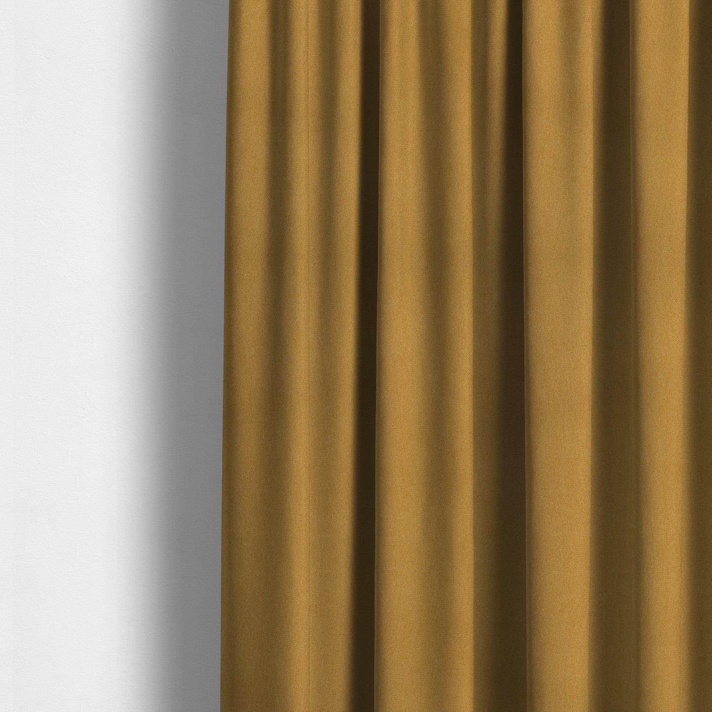 Rachel Soft Texture Chenille Upholstery Fabric Golden Yellow Colour - Made To Measure Curtains