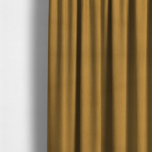 Rachel Soft Texture Chenille Upholstery Fabric Golden Yellow Colour - Made To Measure Curtains