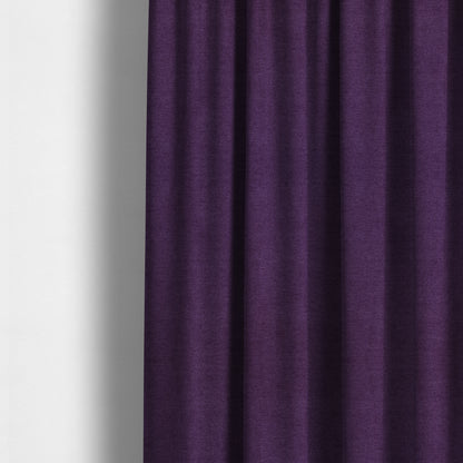 Rachel Soft Texture Chenille Upholstery Fabric Purple Colour - Made To Measure Curtains