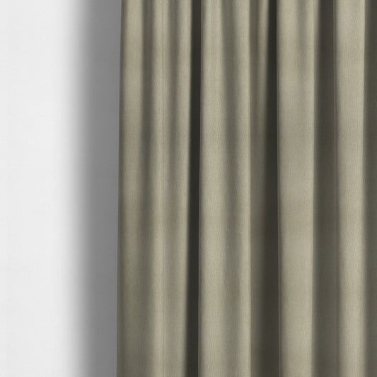 Rachel Soft Texture Chenille Upholstery Fabric Taupe Bizon Brown Colour - Made To Measure Curtains