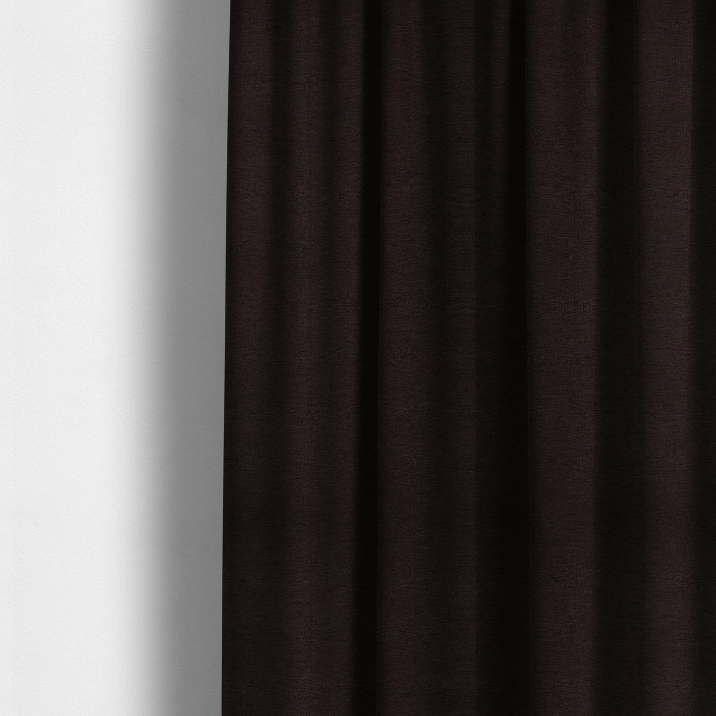 Rachel Soft Texture Chenille Upholstery Fabric Brown Colour - Made To Measure Curtains