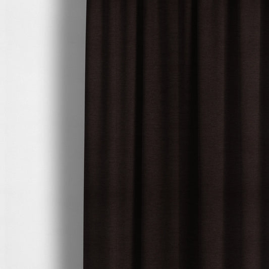 Rachel Soft Texture Chenille Upholstery Fabric Brown Colour - Made To Measure Curtains