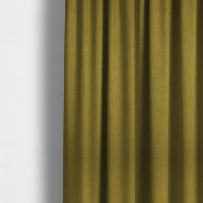 Rachel Soft Texture Chenille Upholstery Fabric Yellow Colour - Made To Measure Curtains